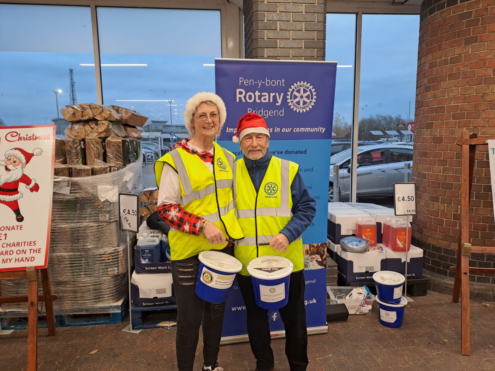 Christmas Collection Tesco Cowbridge Road Rotary Bridgend